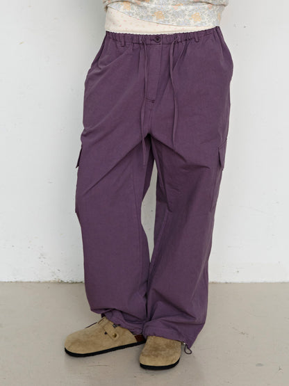 FUN FROM FUN Saturday Cargo Pants, Grape Jam
