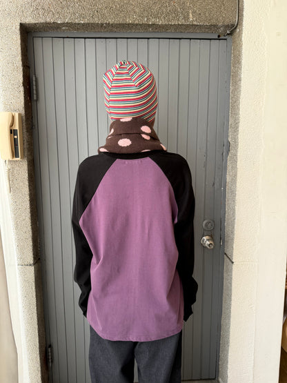 (限時折扣至10/30 23:59！）Color-blocked raglan top