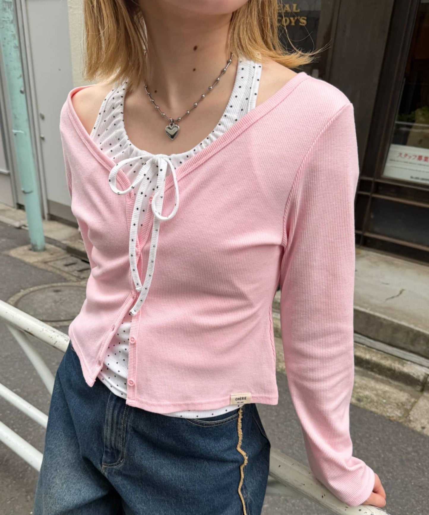 （sale 至8/23 22:00）w closet 掛脖背心開襟衫套裝