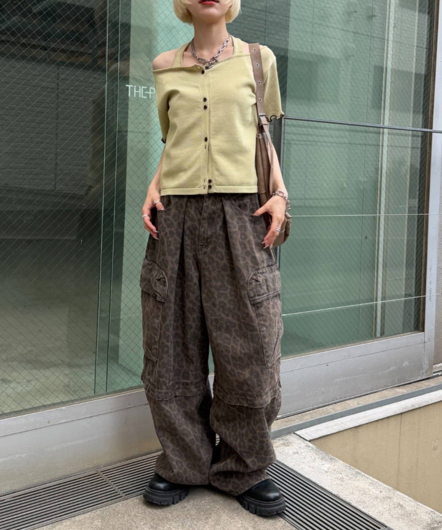 （sale 至8/23 22:00）w closet 滾邊針織掛脖上衣組合