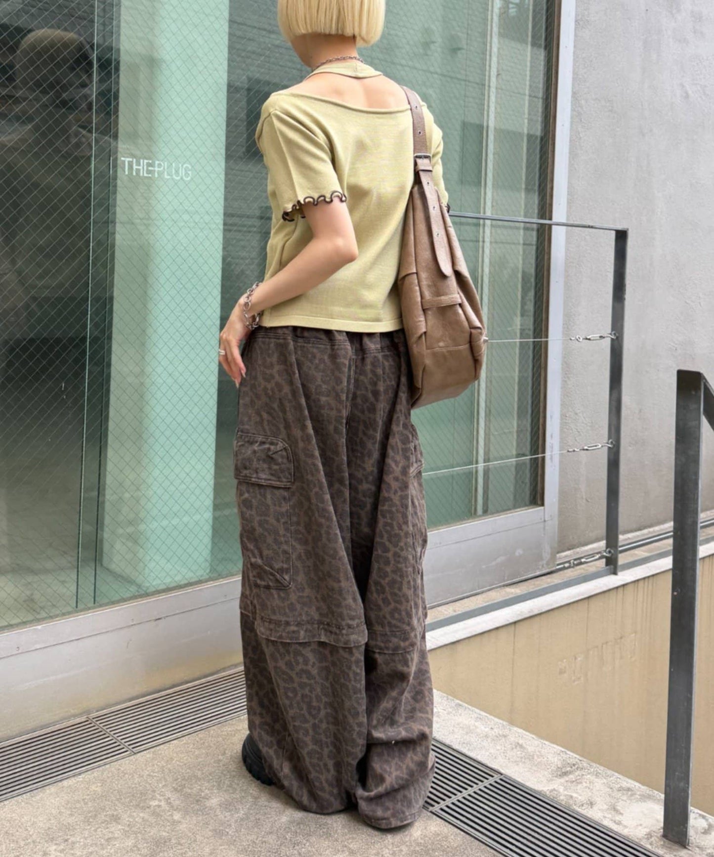（sale 至8/23 22:00）w closet 滾邊針織掛脖上衣組合
