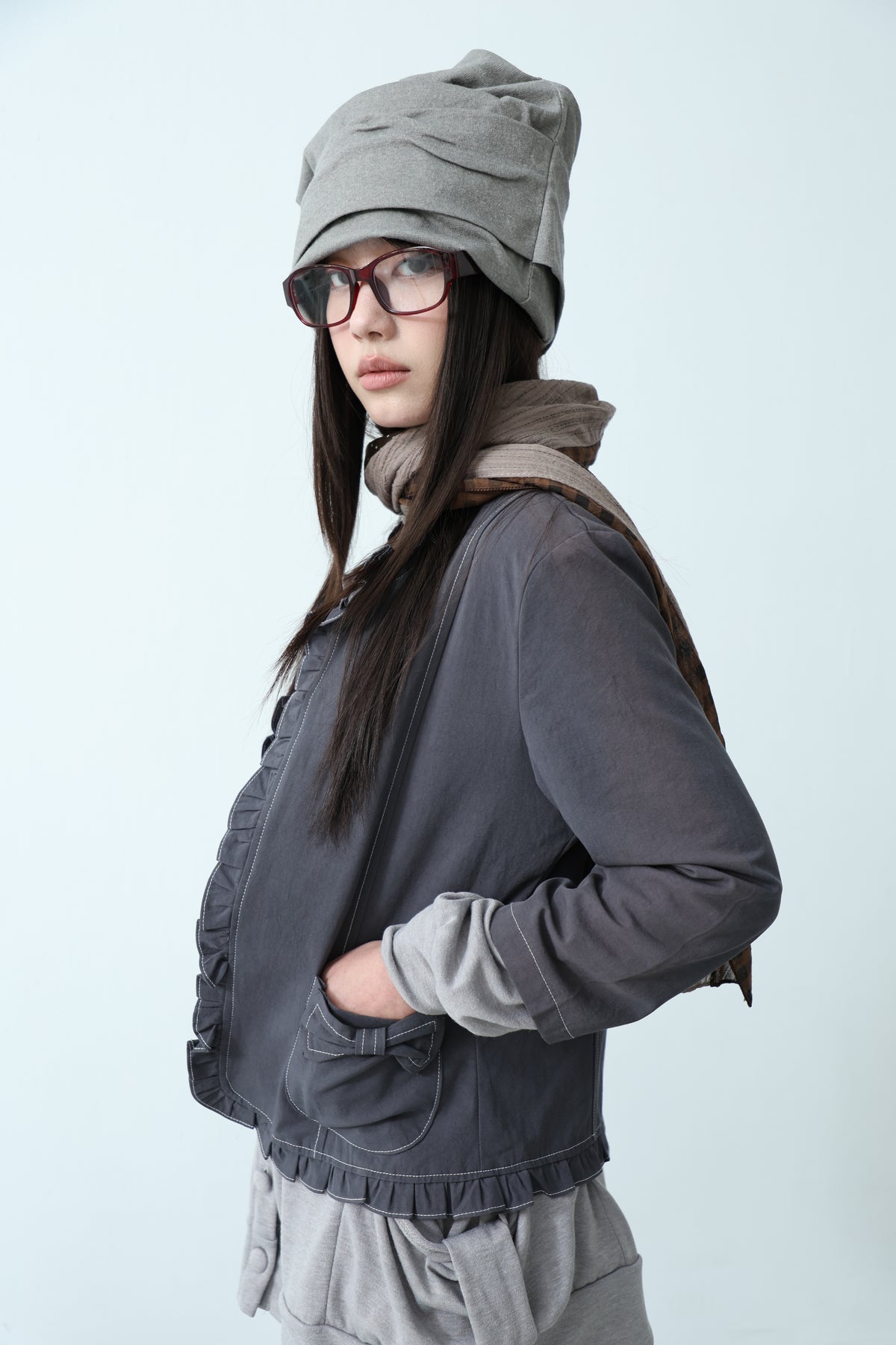 Cotton button cap