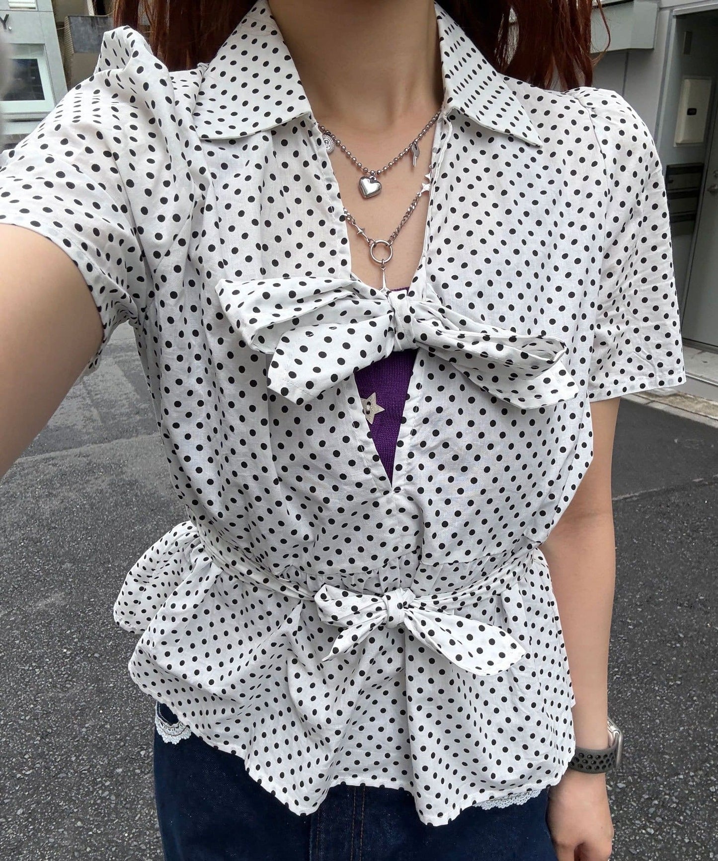 （sale 至8/23 22:00）Ciaopanic 綁帶泡泡袖上衣