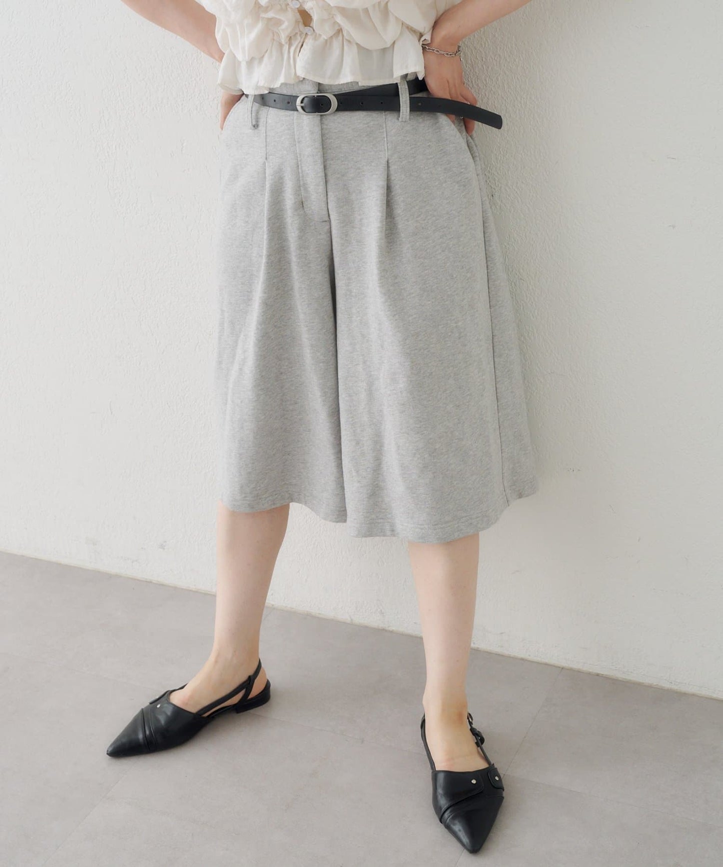 （sale 至8/23 22:00）Kastane 百慕達七分褲皮帶套裝