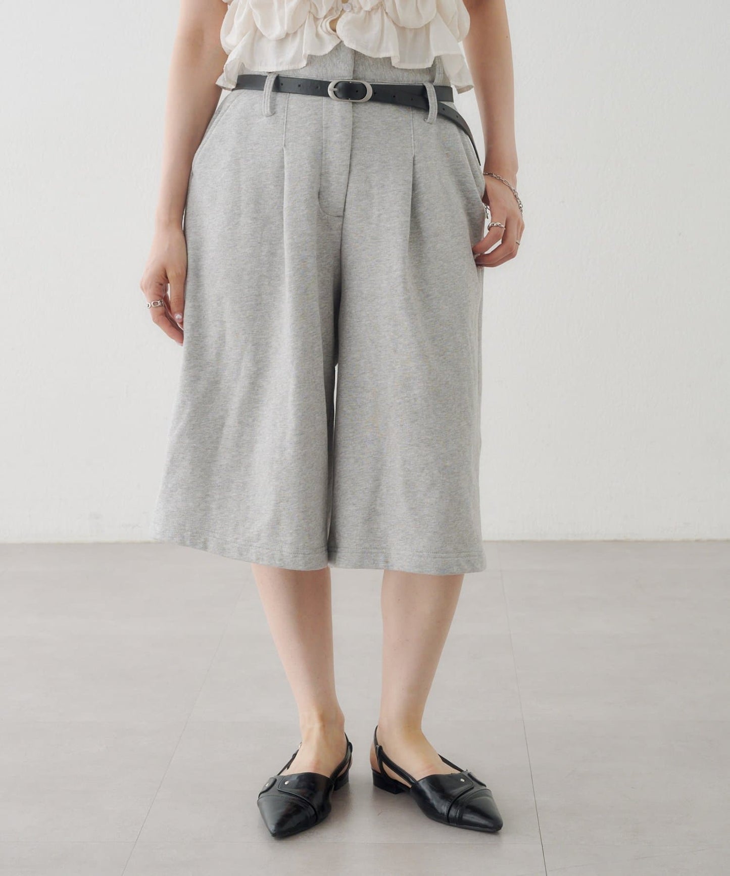 （sale 至8/23 22:00）Kastane 百慕達七分褲皮帶套裝