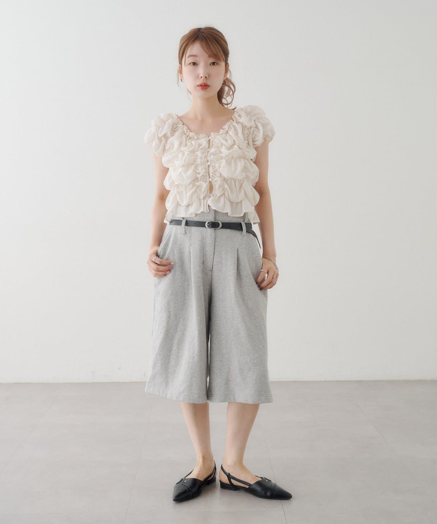（sale 至8/23 22:00）Kastane 百慕達七分褲皮帶套裝