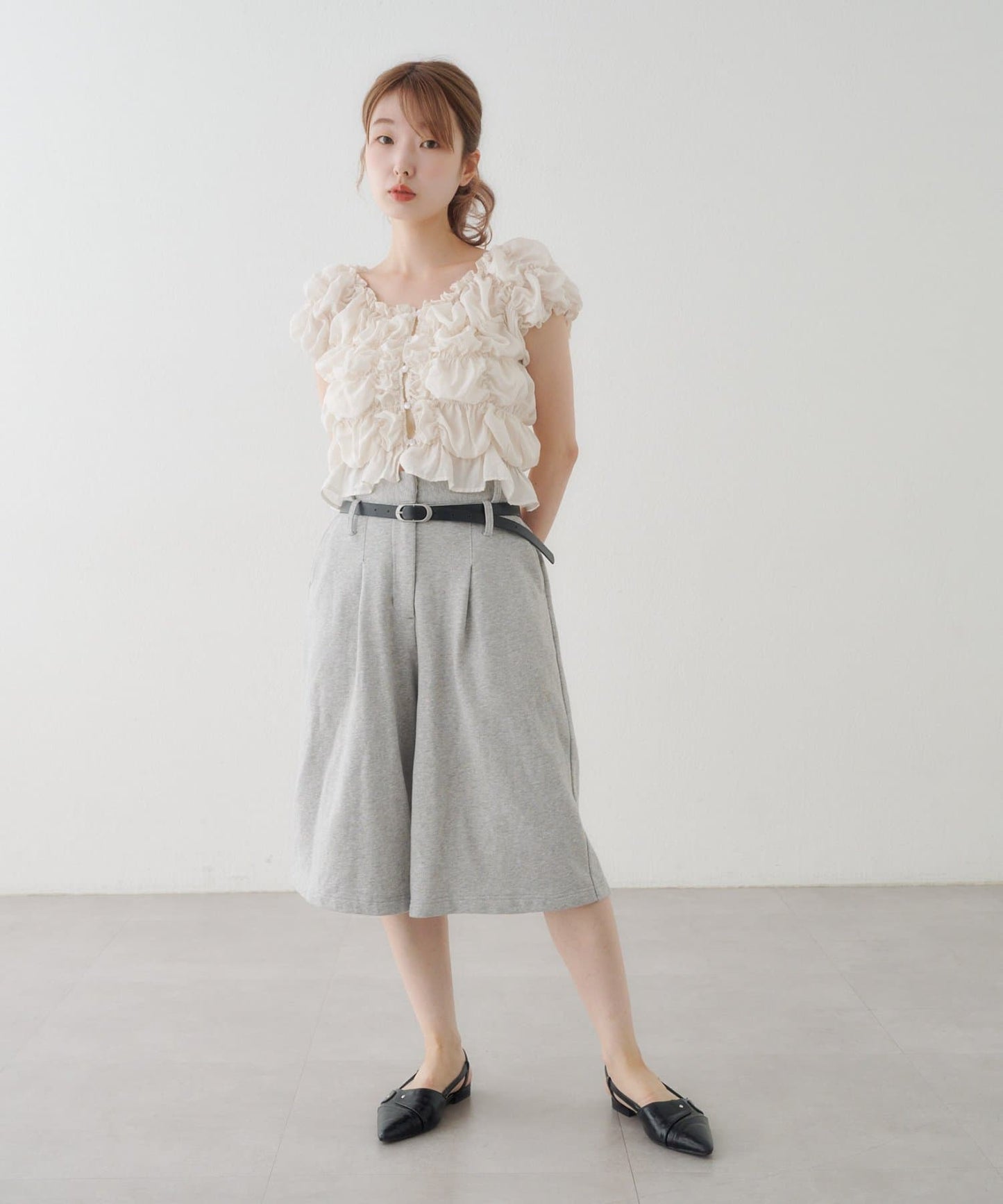 （sale 至8/23 22:00）Kastane 百慕達七分褲皮帶套裝