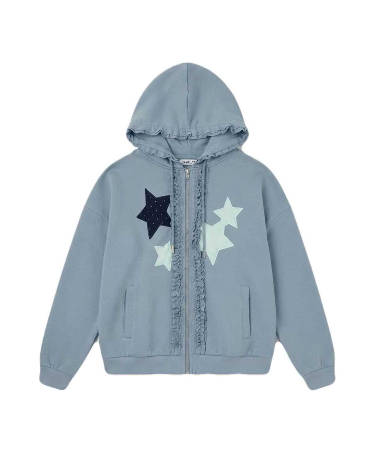 w closet 花邊星星連帽外套