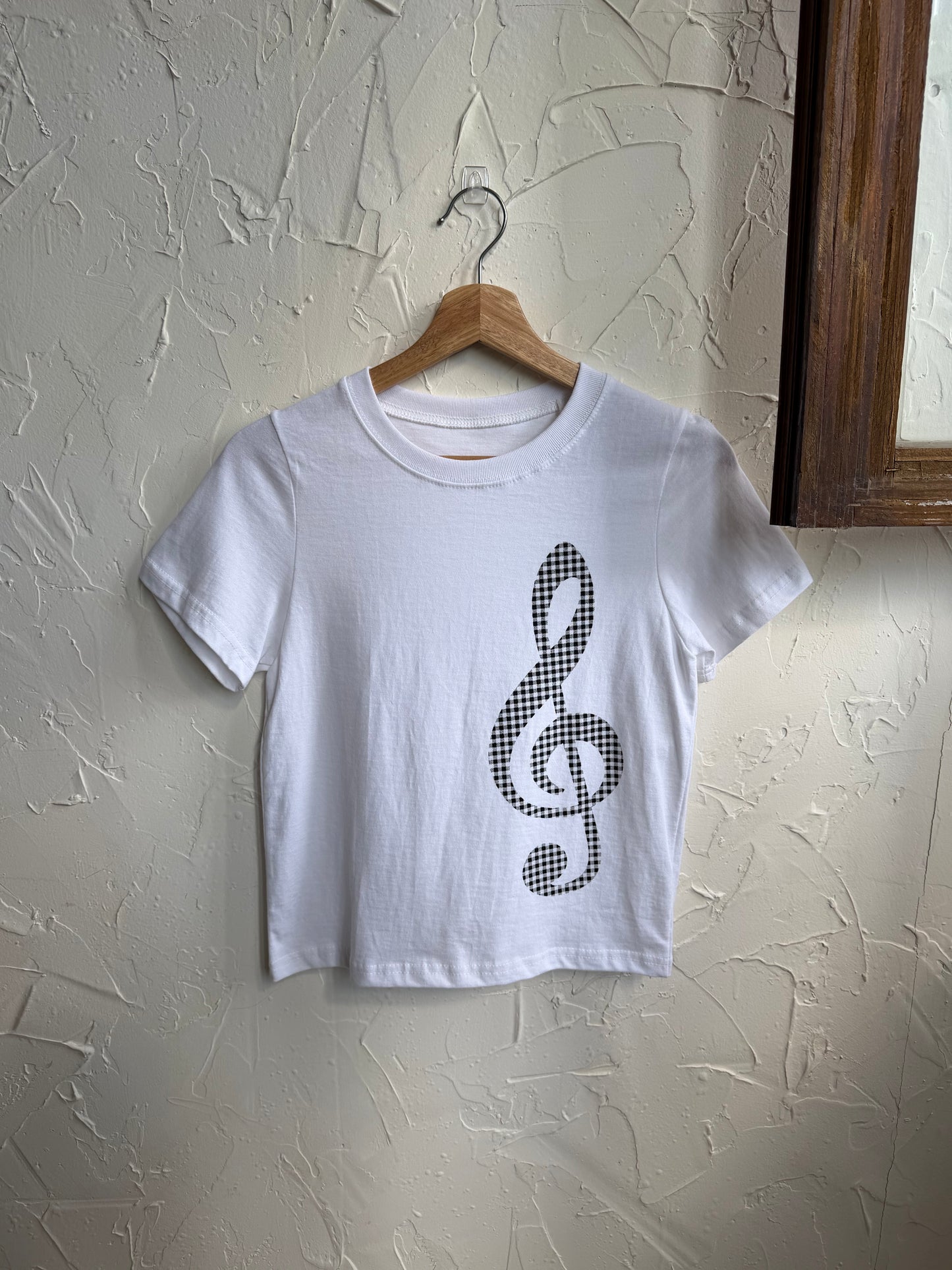 Musical note short-sleeved top