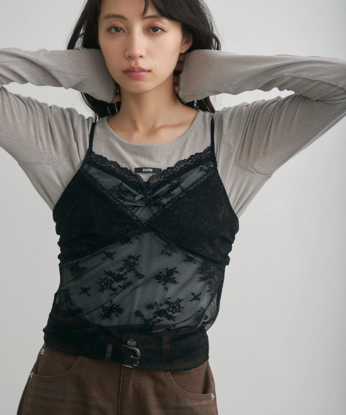 （Sale 至9/21 22:00）Kastane 雙層蕾絲背心