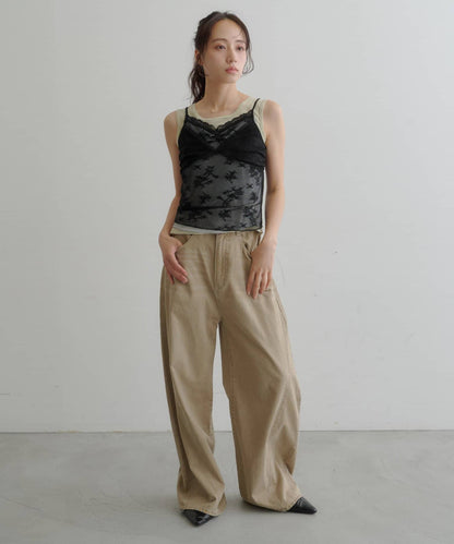 （Sale 至9/21 22:00）Kastane 雙層蕾絲背心