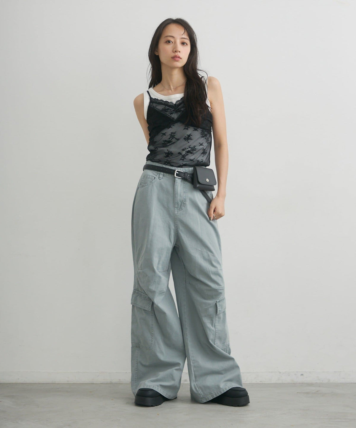 （Sale 至9/21 22:00）Kastane 雙層蕾絲背心