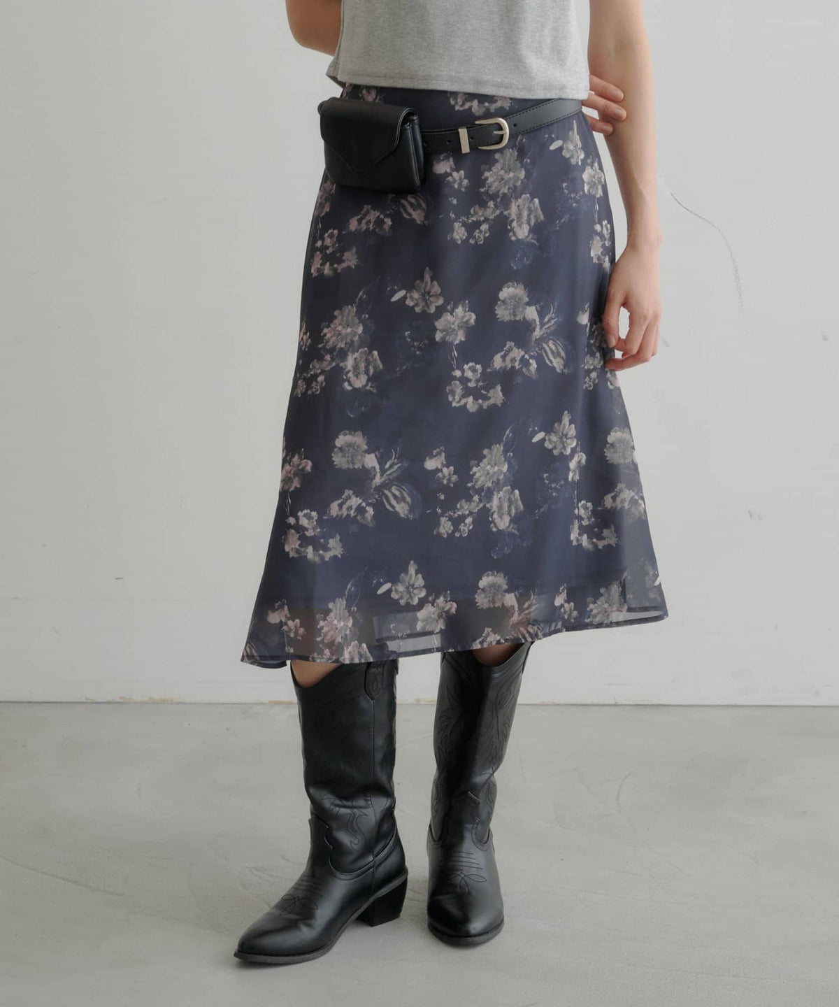 (Sale 至9/21 22:00）Kastane 透明薄紗中長裙