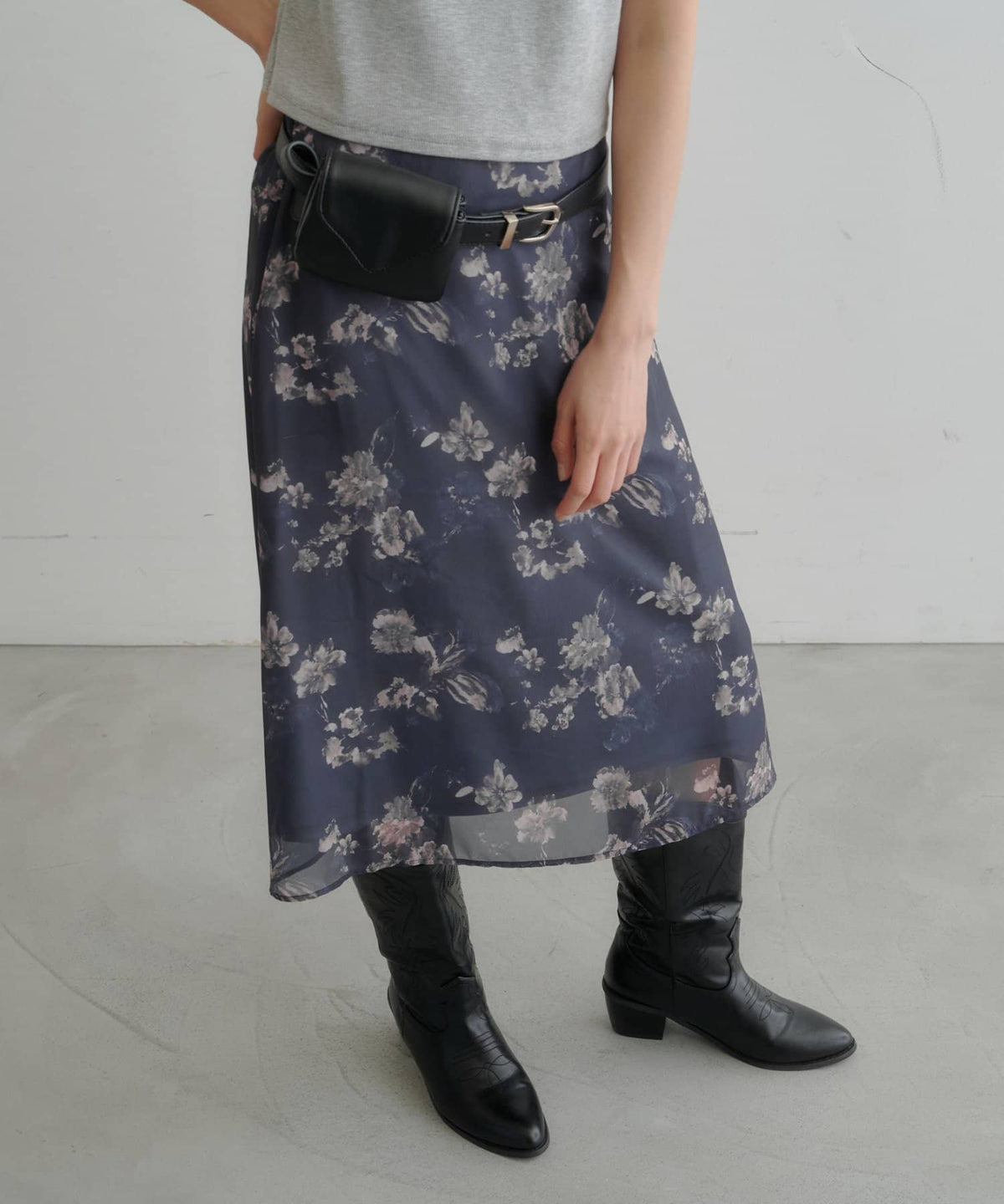 (Sale 至9/21 22:00）Kastane 透明薄紗中長裙