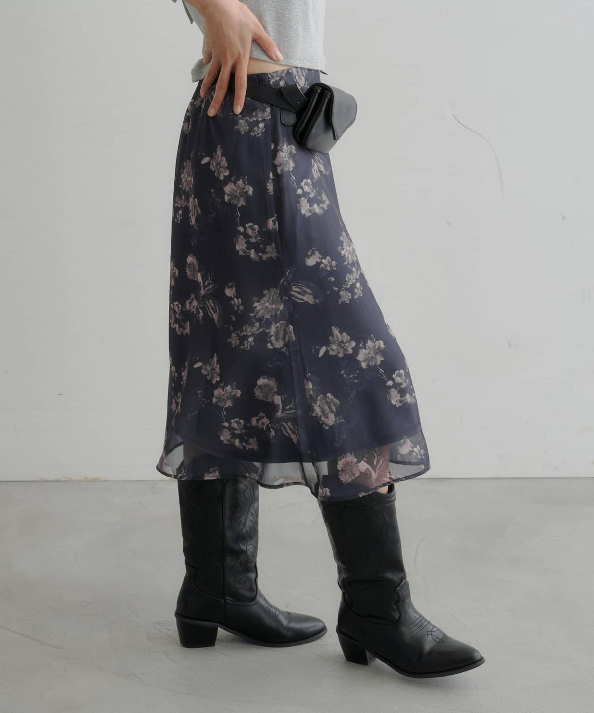 (Sale 至9/21 22:00）Kastane 透明薄紗中長裙