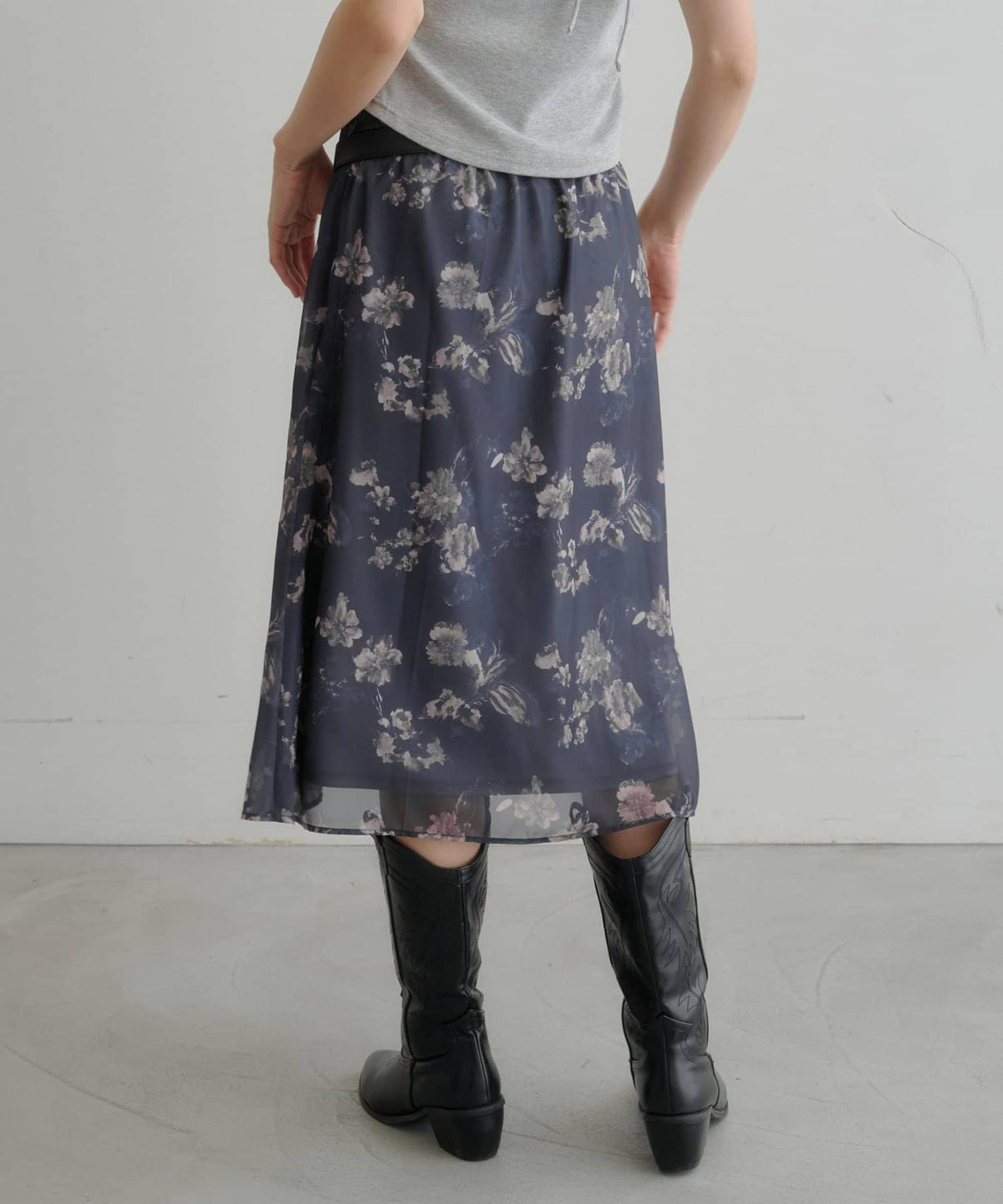 (Sale 至9/21 22:00）Kastane 透明薄紗中長裙