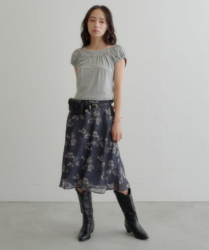 (Sale 至9/21 22:00）Kastane 透明薄紗中長裙