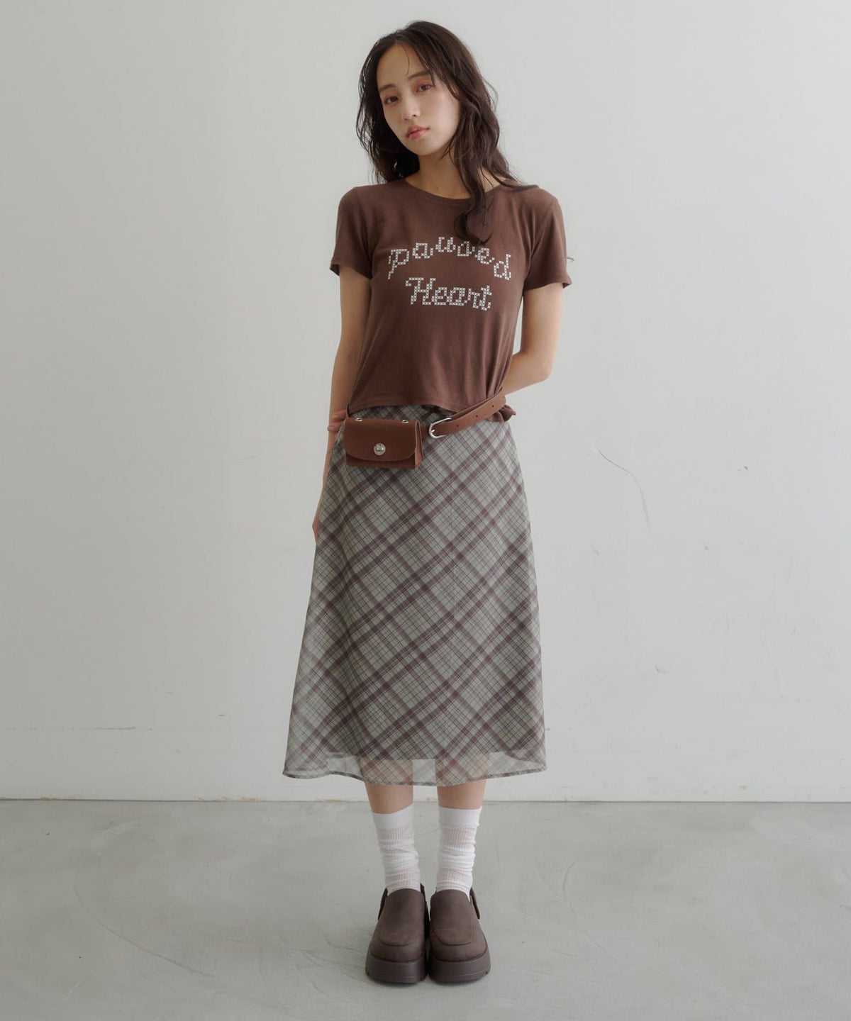 (Sale 至9/21 22:00）Kastane 透明薄紗中長裙