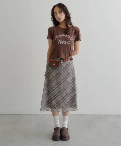 (Sale 至9/21 22:00）Kastane 透明薄紗中長裙