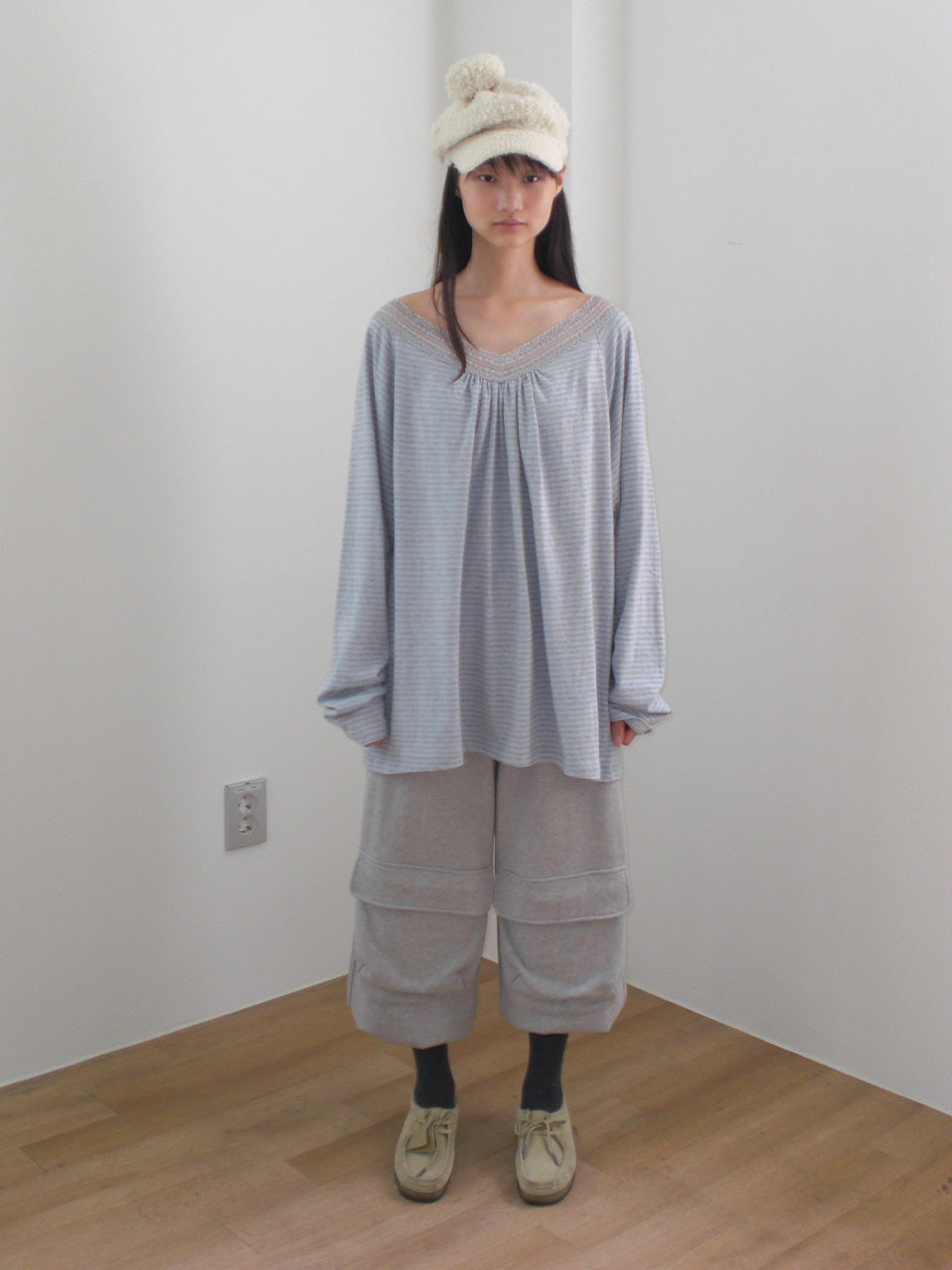 FUN FROM FUN POCKET SWEAT PANTS, MELANGE GREY