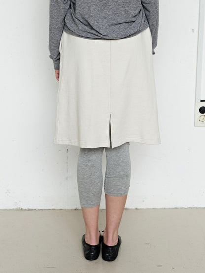 FUN FROM FUN Ballet Class Midi Skirt, Oyster White