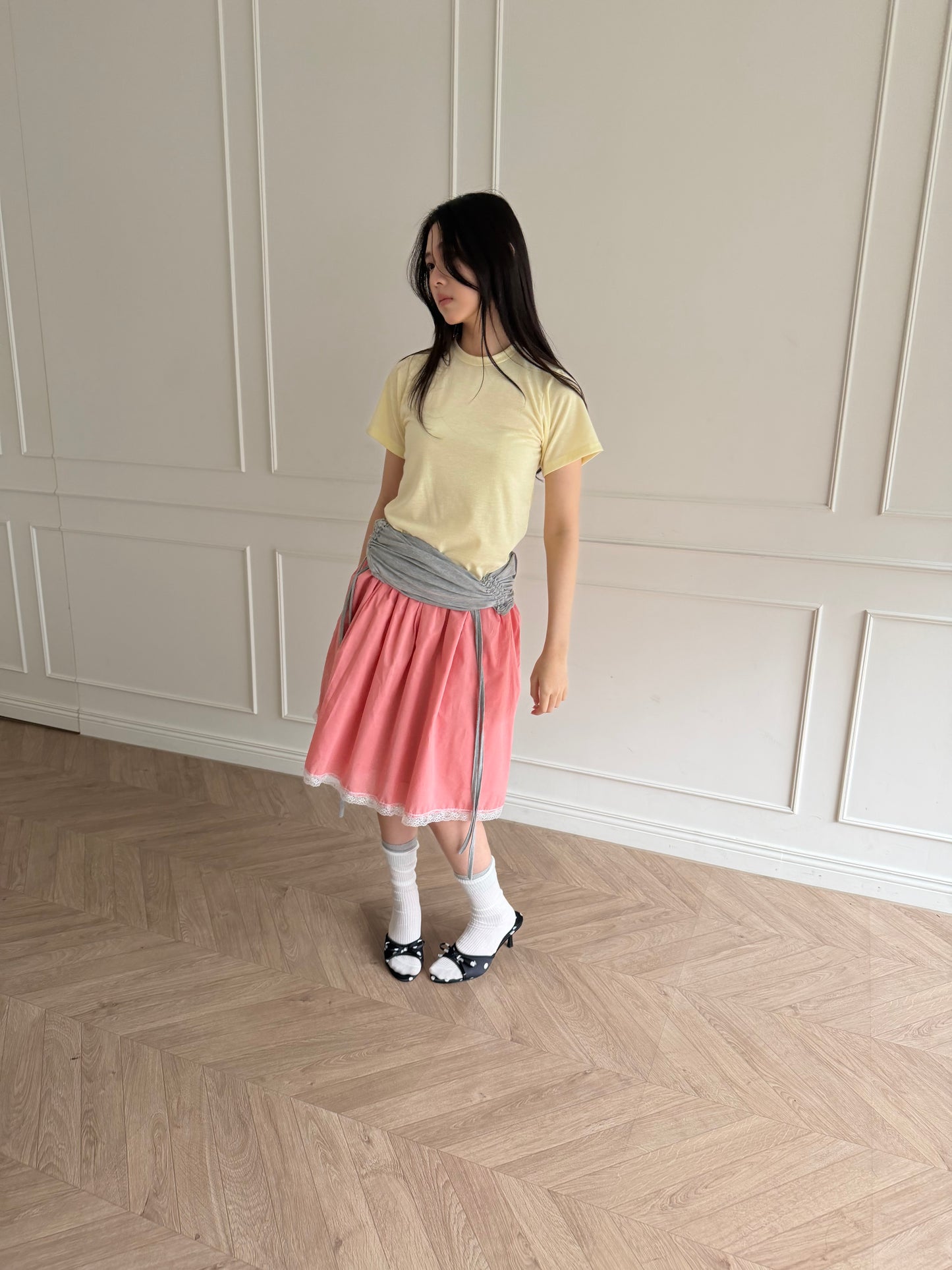 Two-piece vest top set