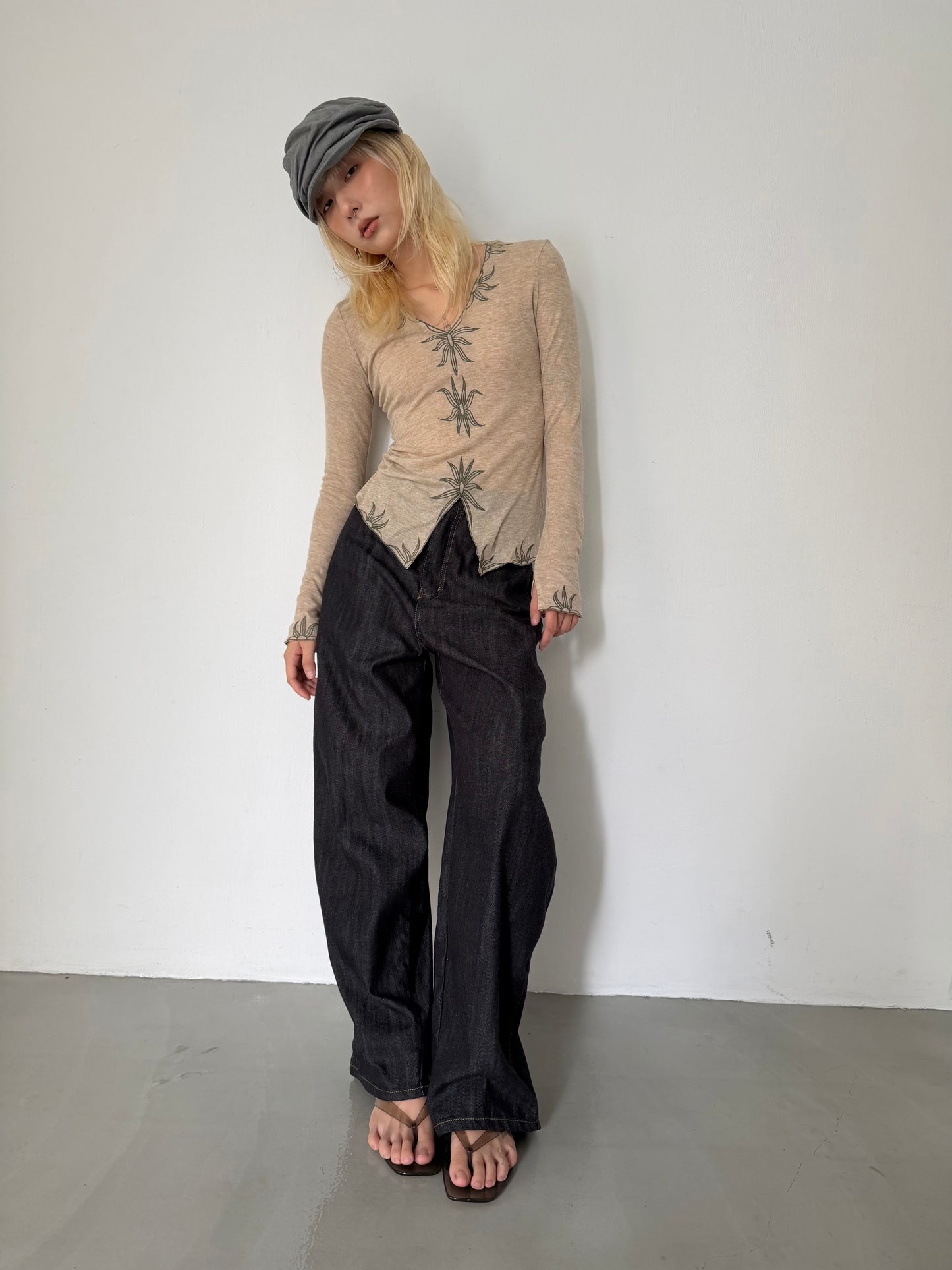 Botanical Embroidery Top