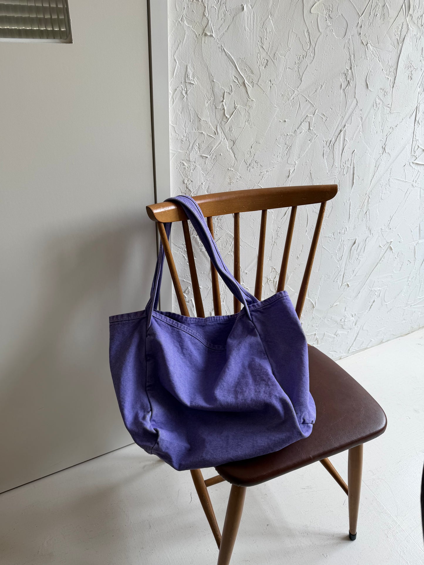 Washed tote bag