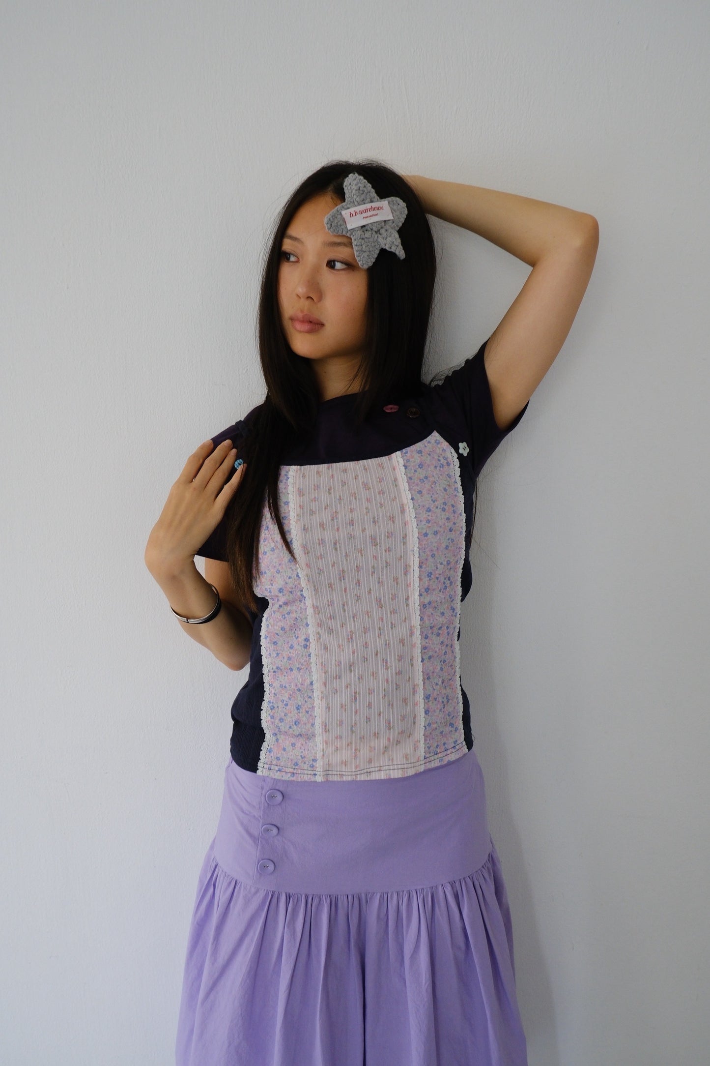 Cute button t-shirt