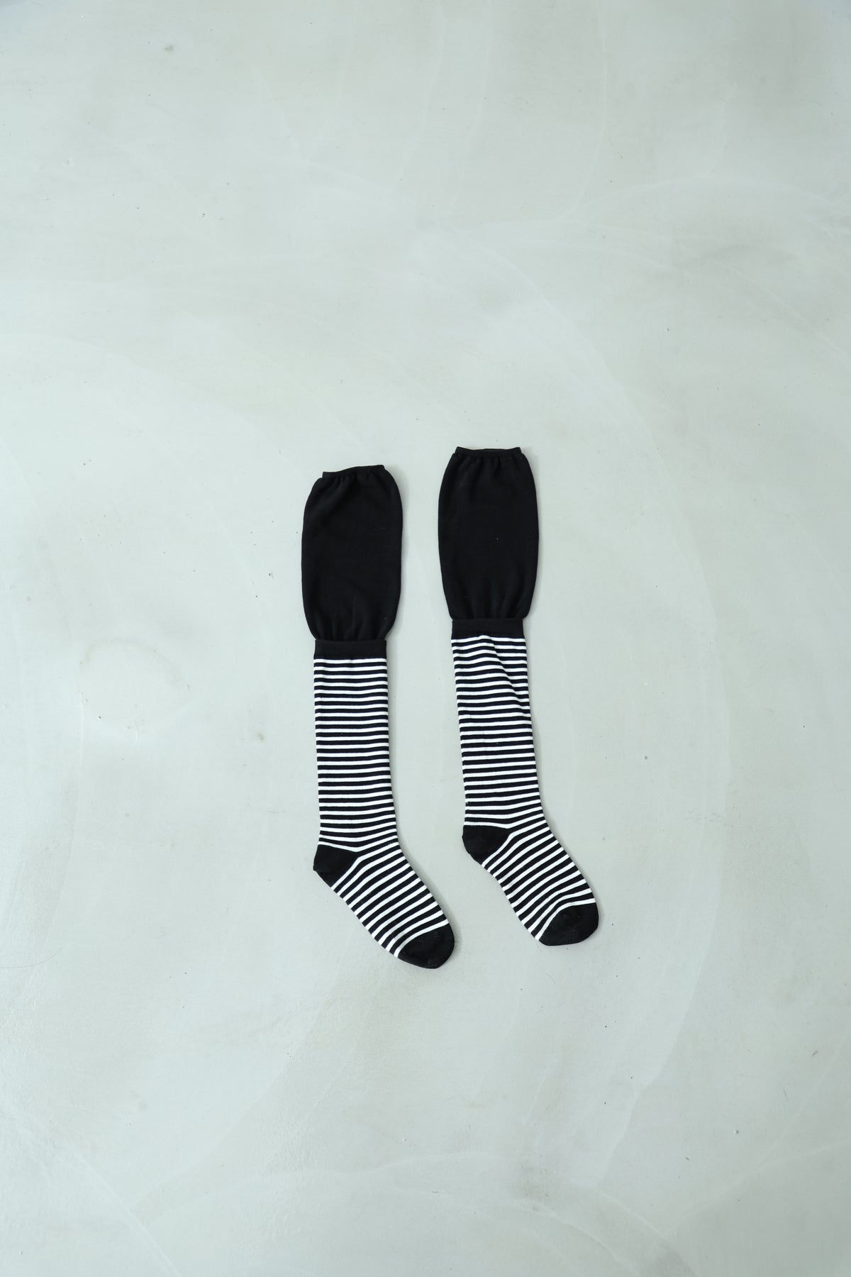 Striped patchwork stockings
