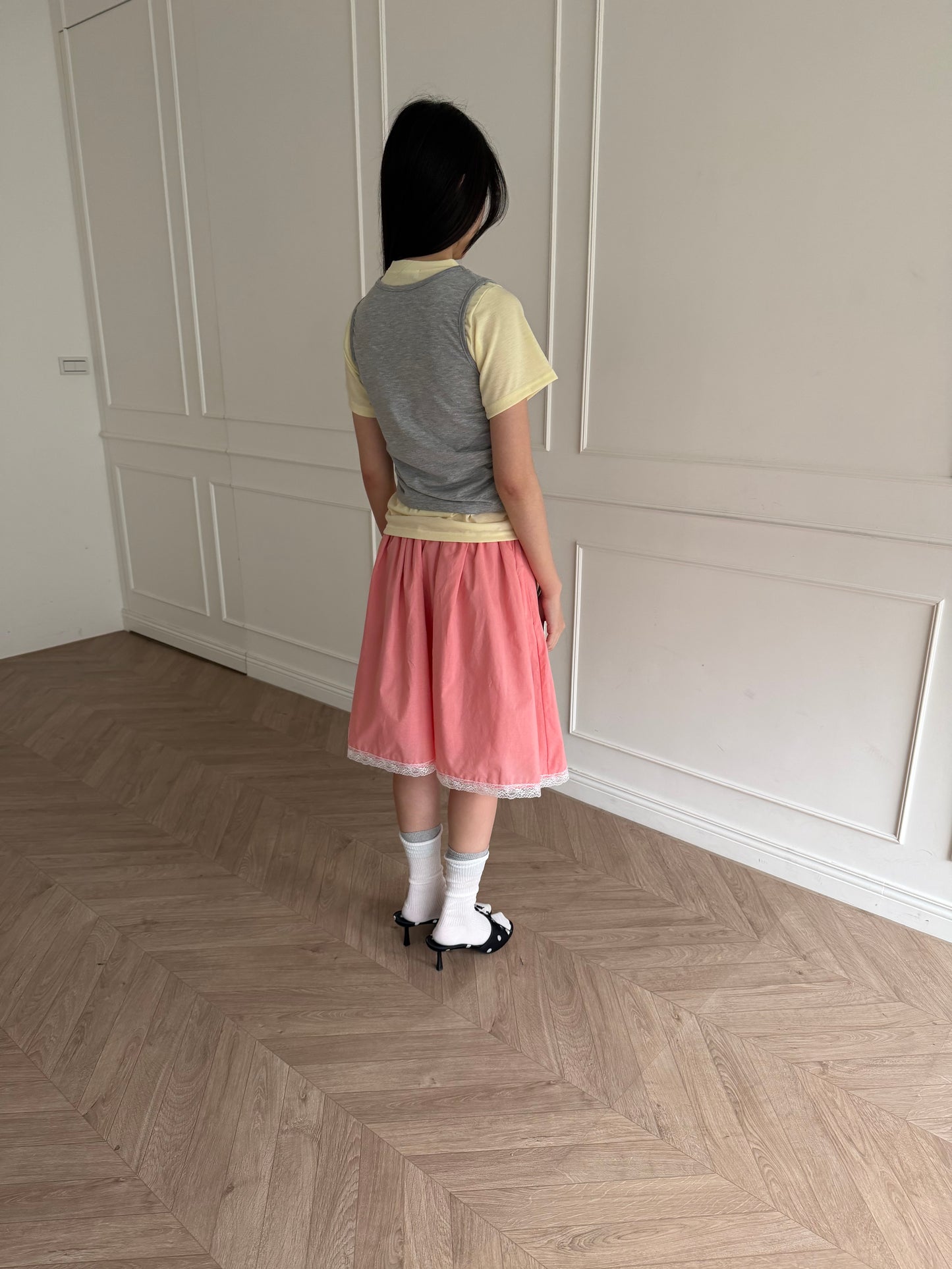 Two-piece vest top set
