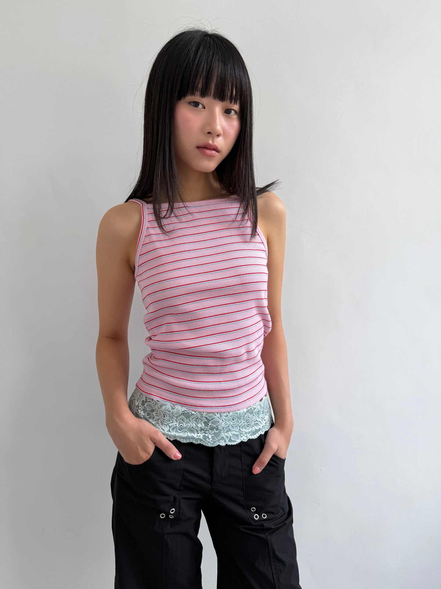 2-Way Striped Tank Top