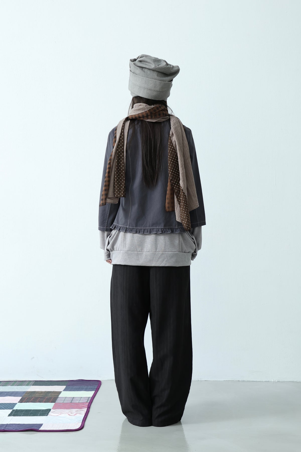 Matte Velvet Stripe Pants