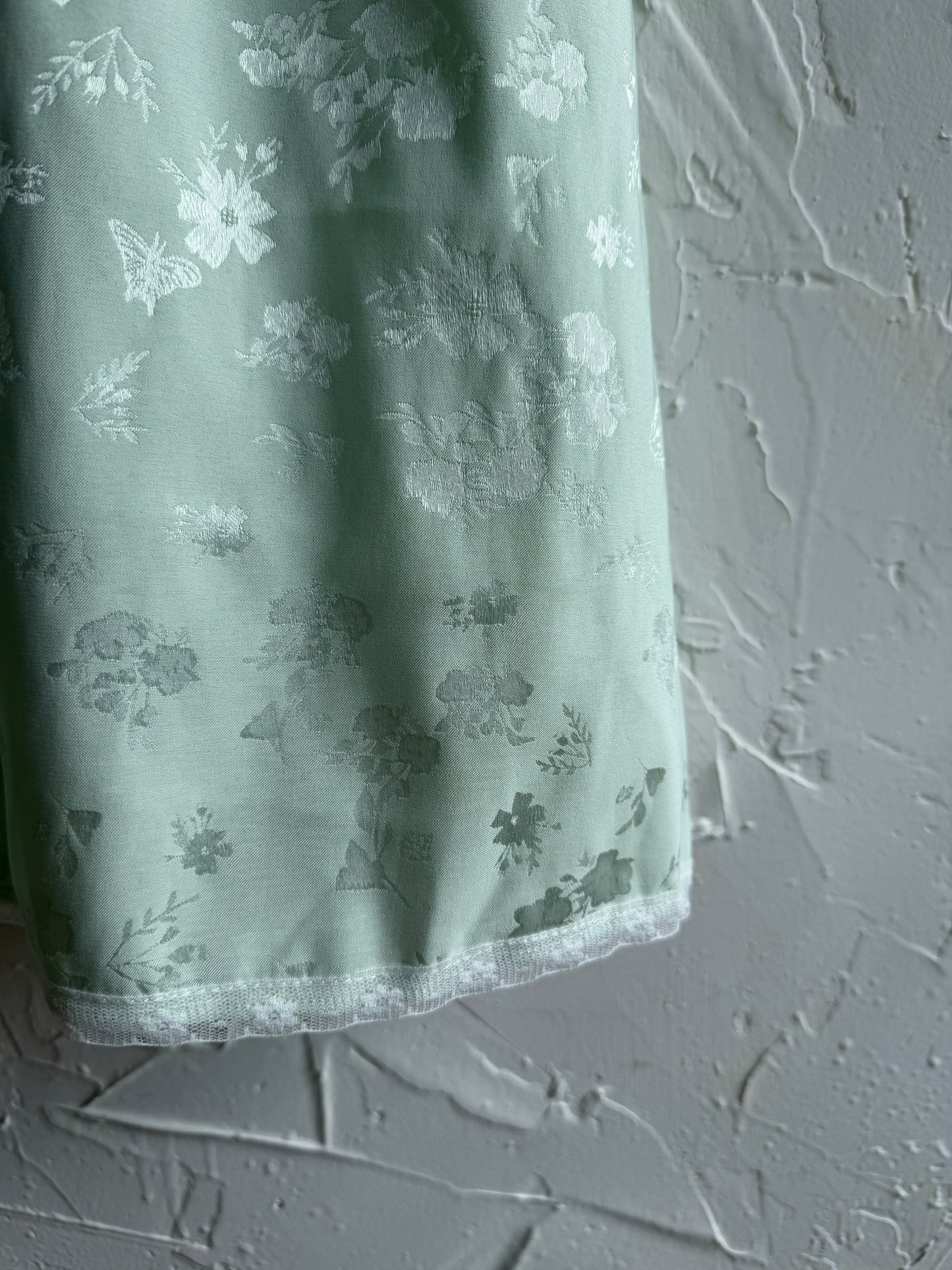 Glossy Floral Lace Dress