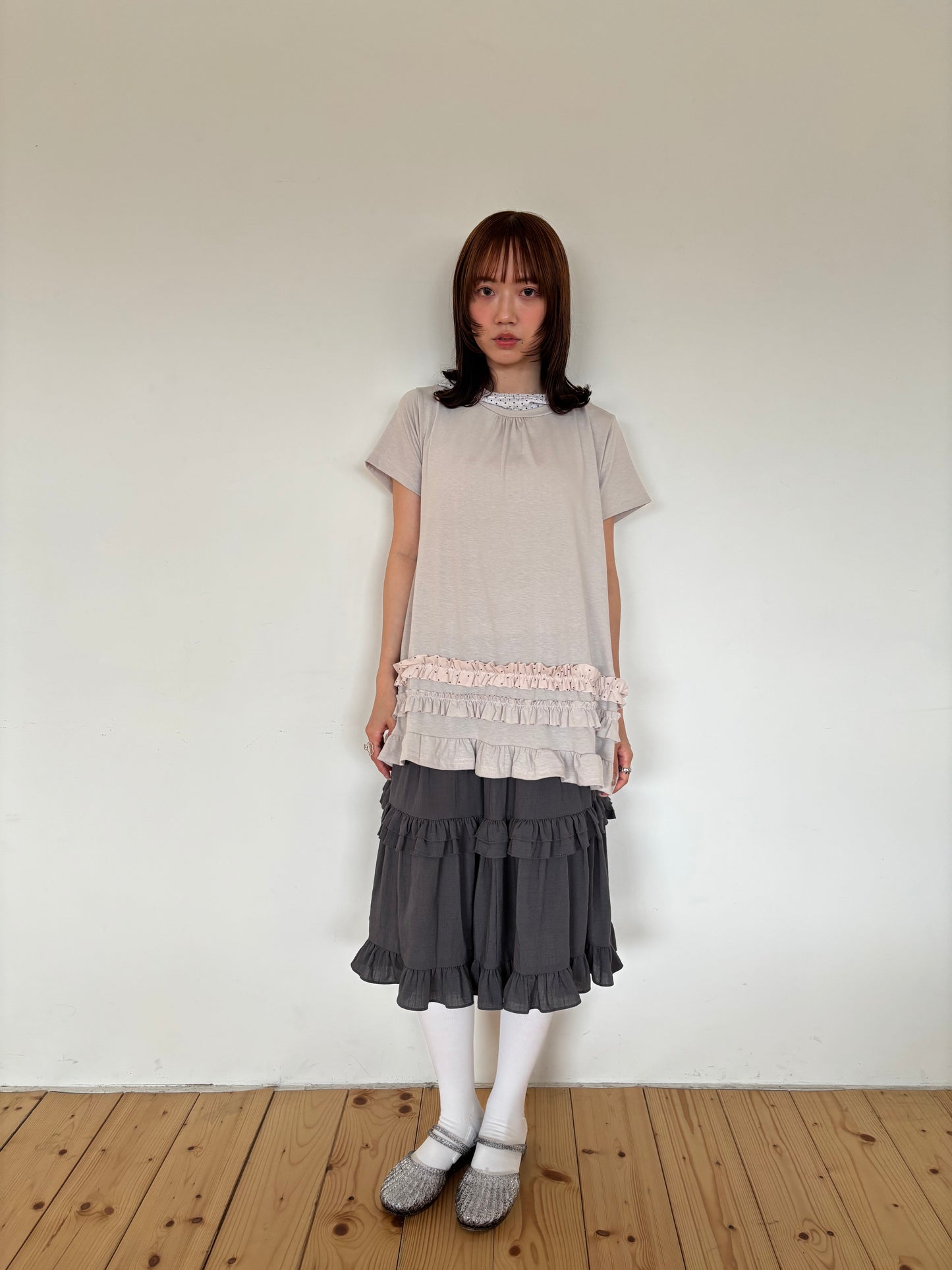 Cascade Midi Skirt