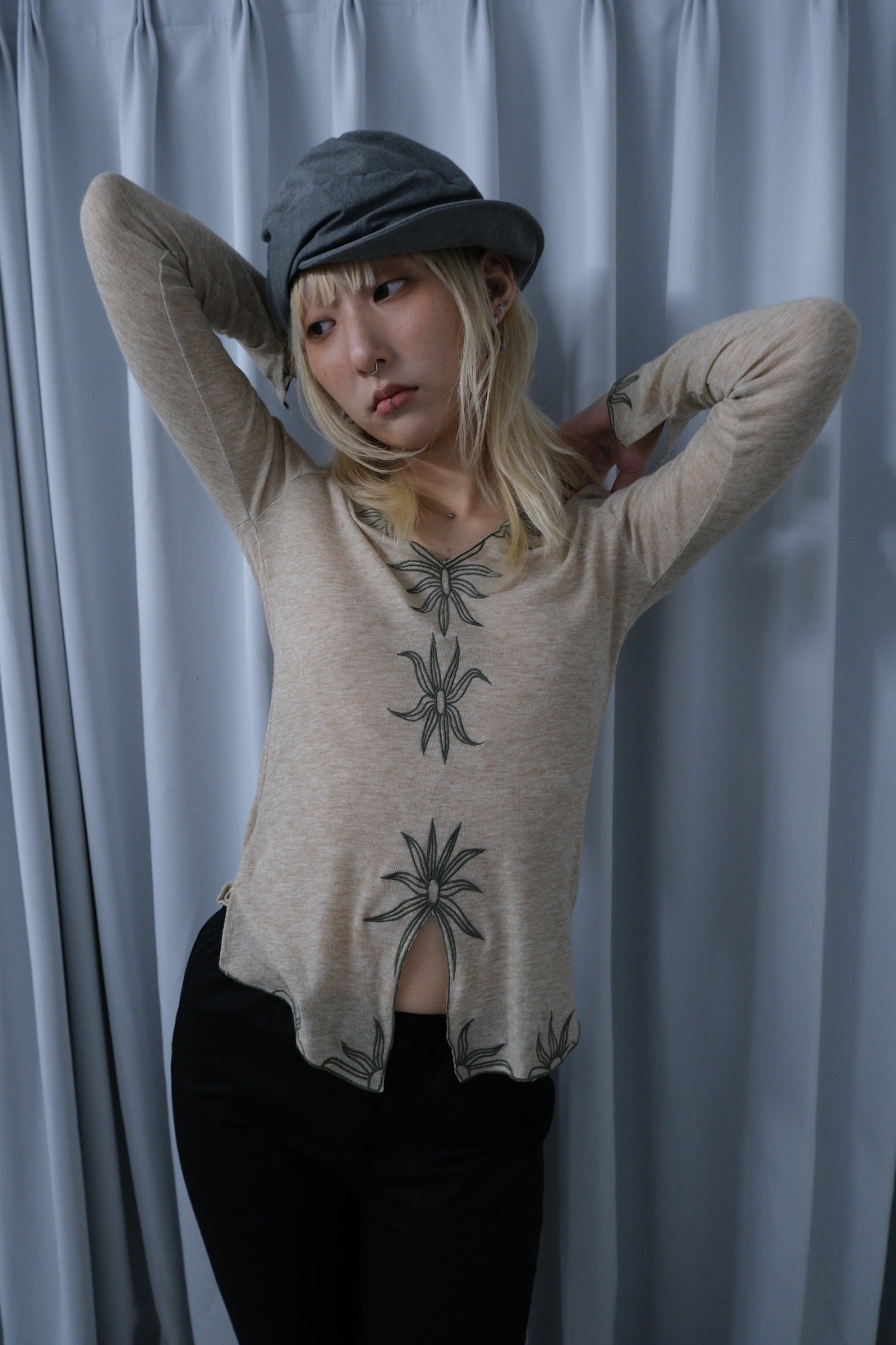 Botanical Embroidery Top