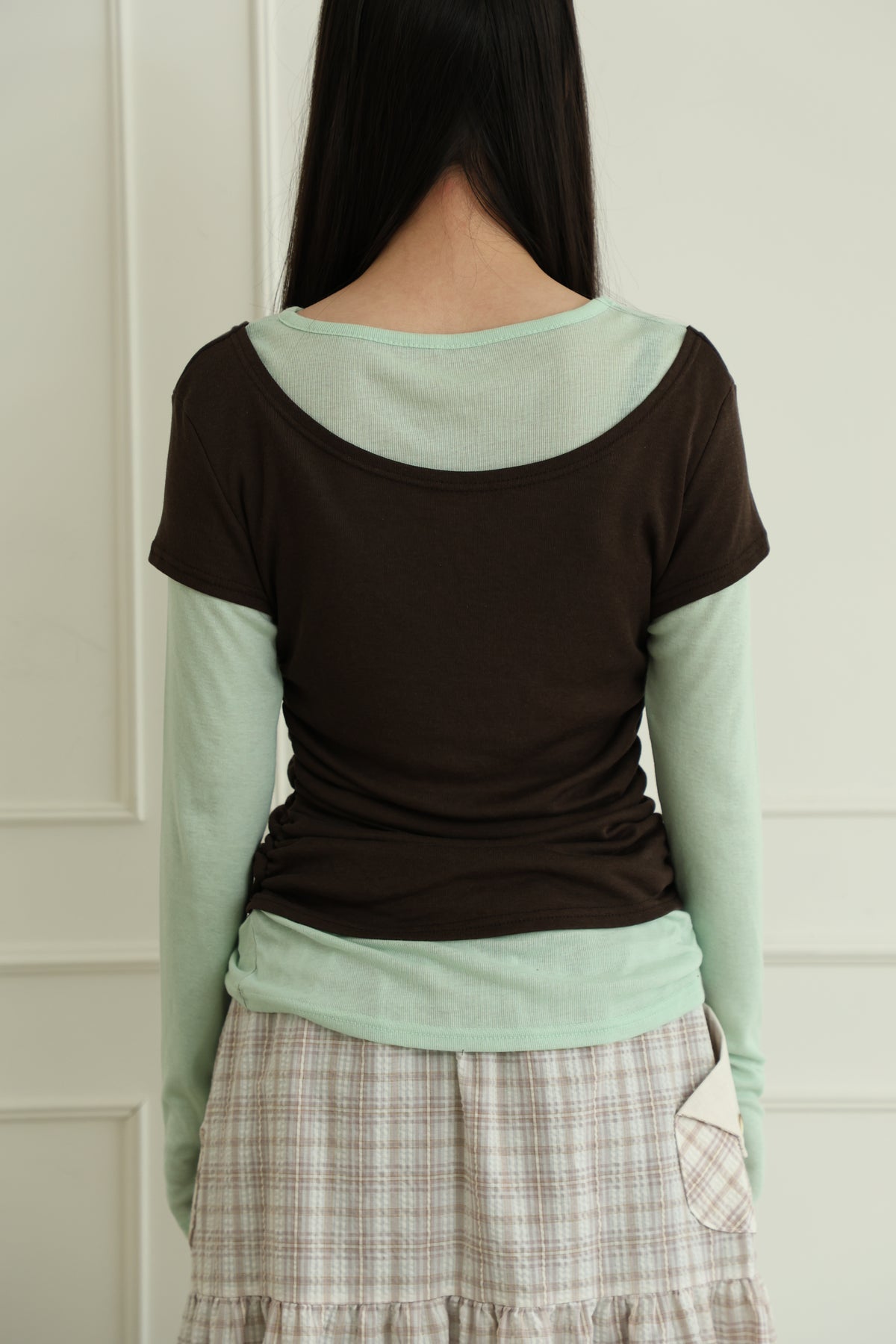 Faux Layered Color Block Top
