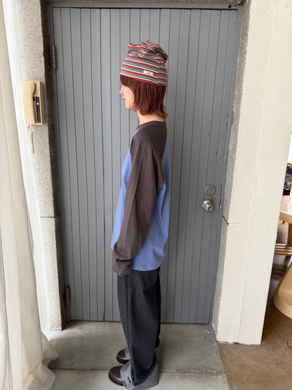 (限時折扣至10/30 23:59！）Color-blocked raglan top