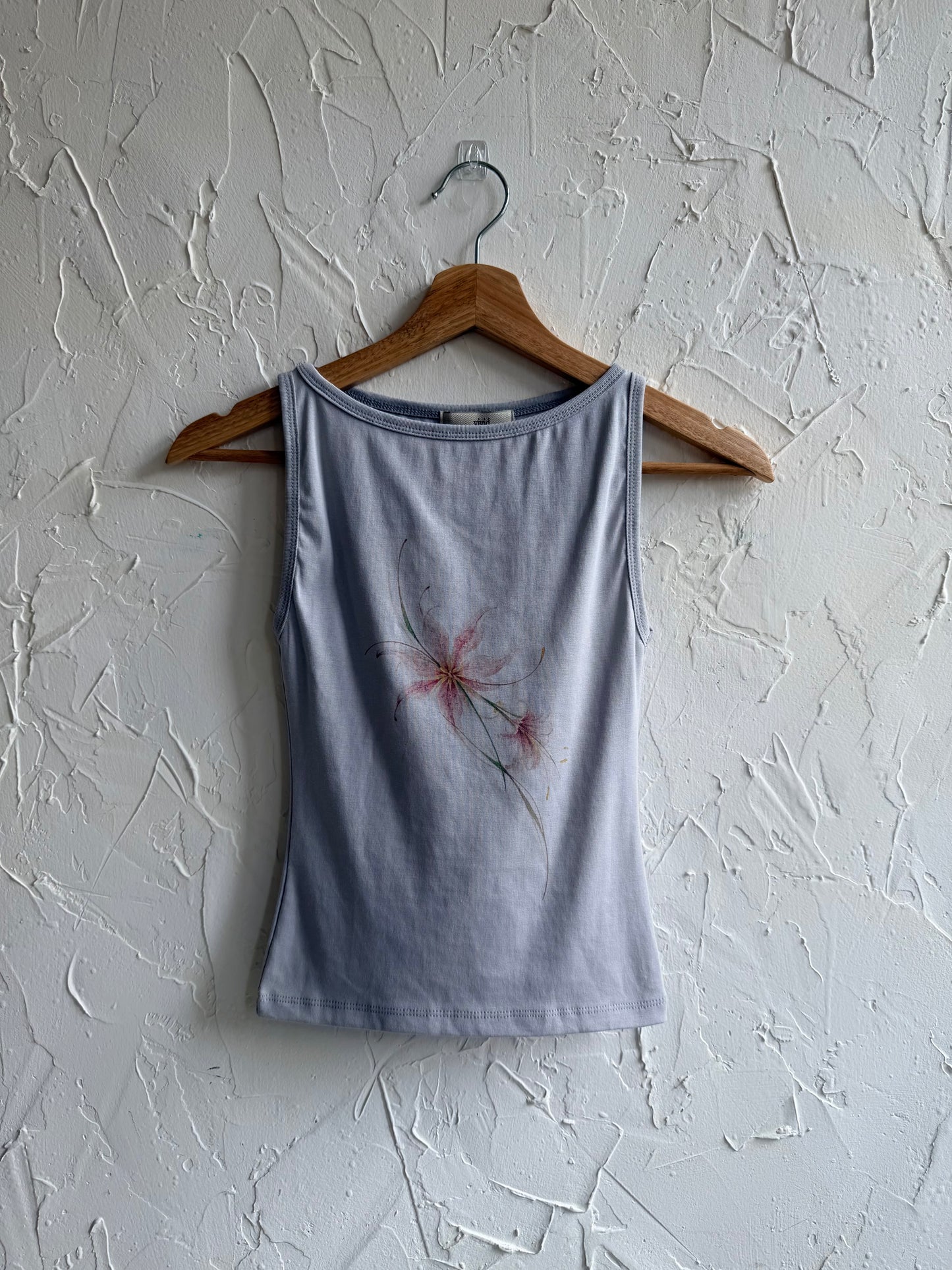 Floral cotton vest
