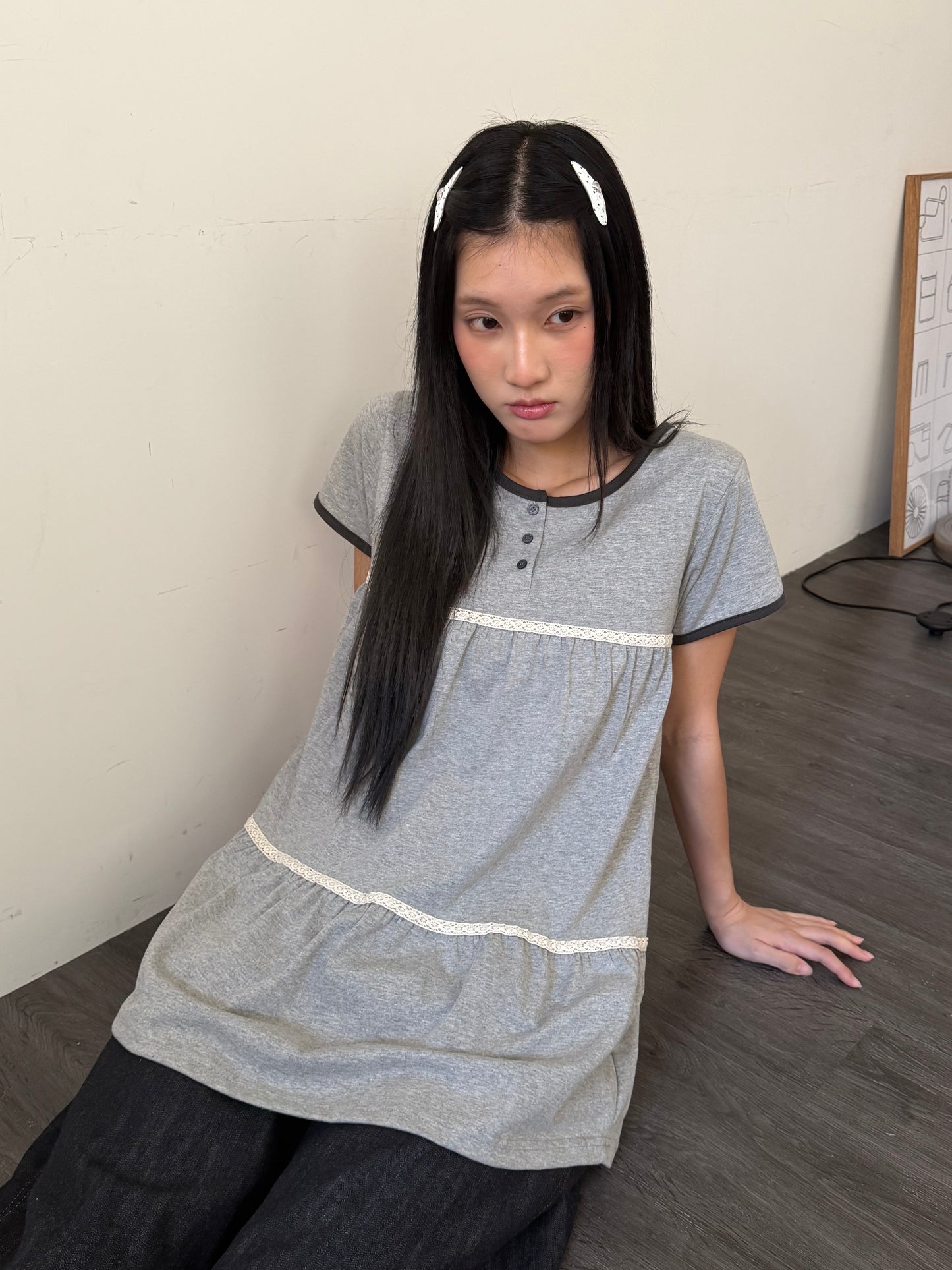 Long Lace Top