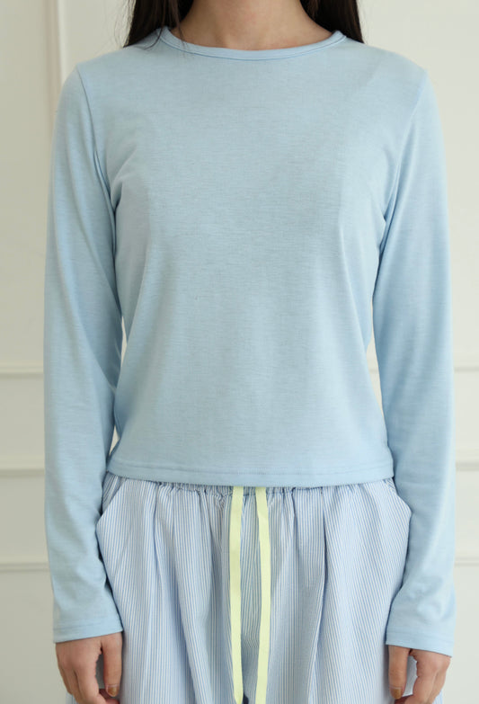 Skin-friendly long-sleeved inner top