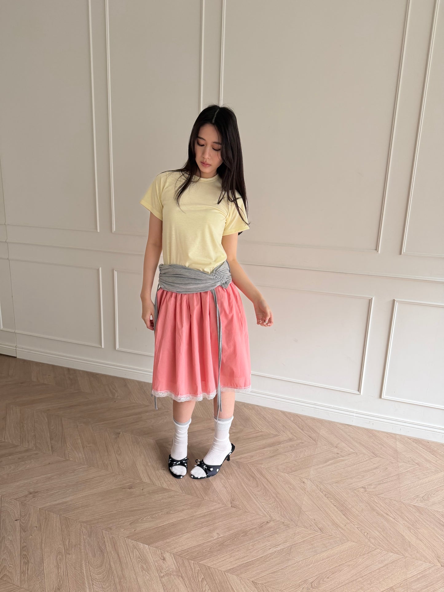 Two-piece vest top set