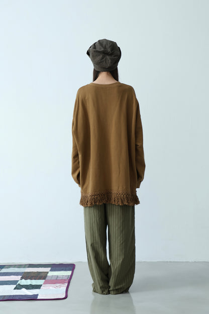Matte Velvet Stripe Pants