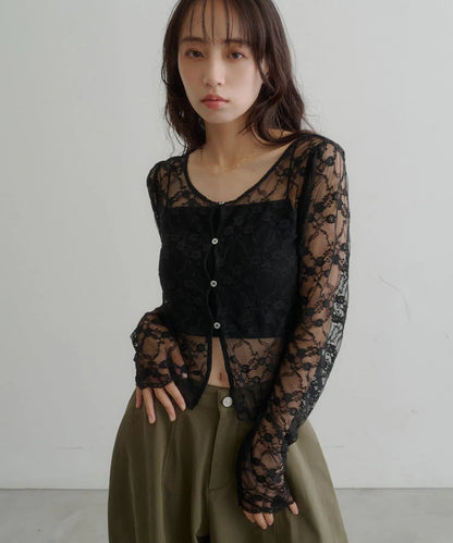 (Sale 至9/21 22:00）kastane 2way 蕾絲上衣