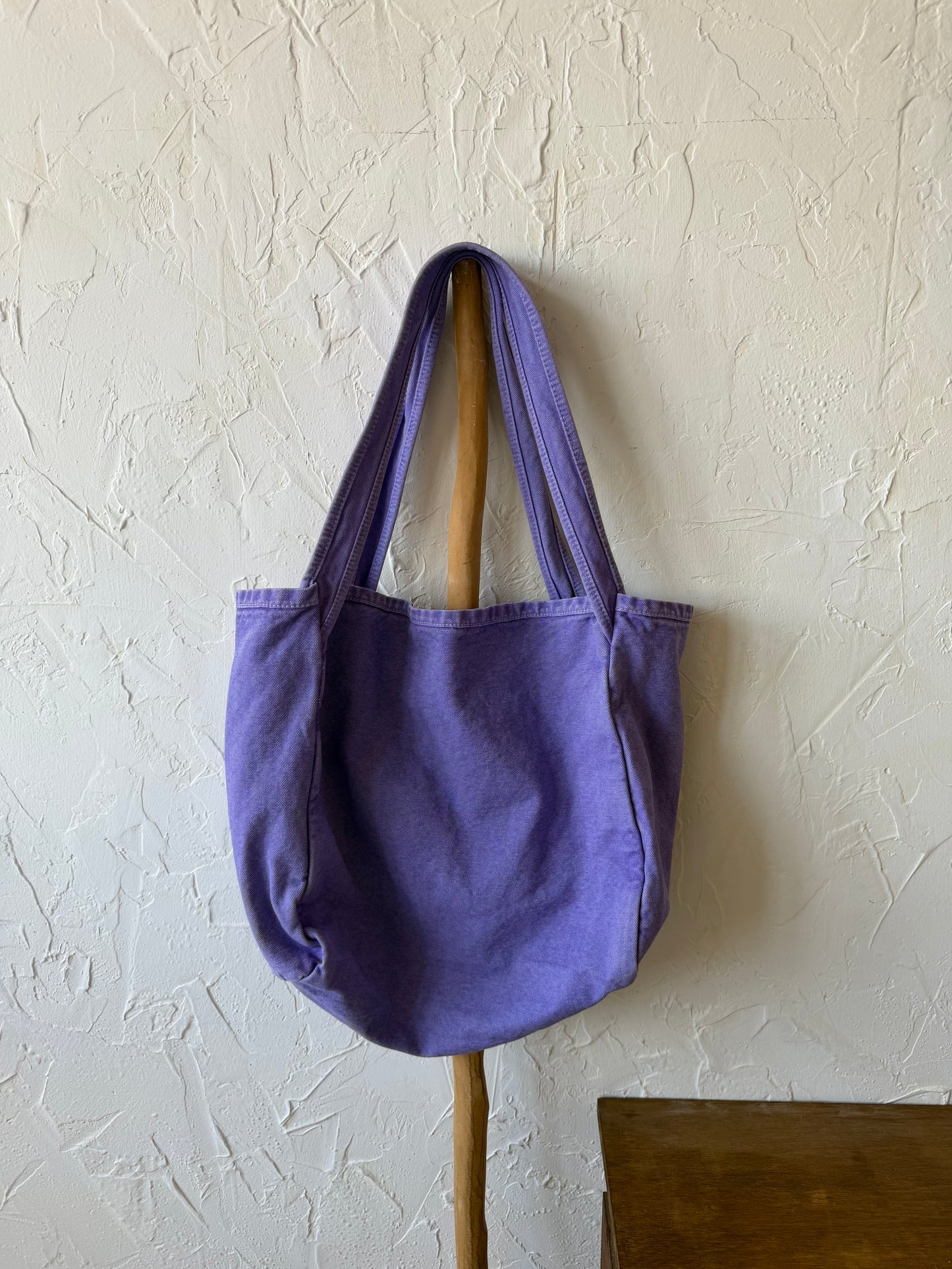 Washed tote bag