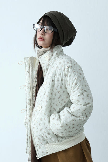 Floral Quilted Coat