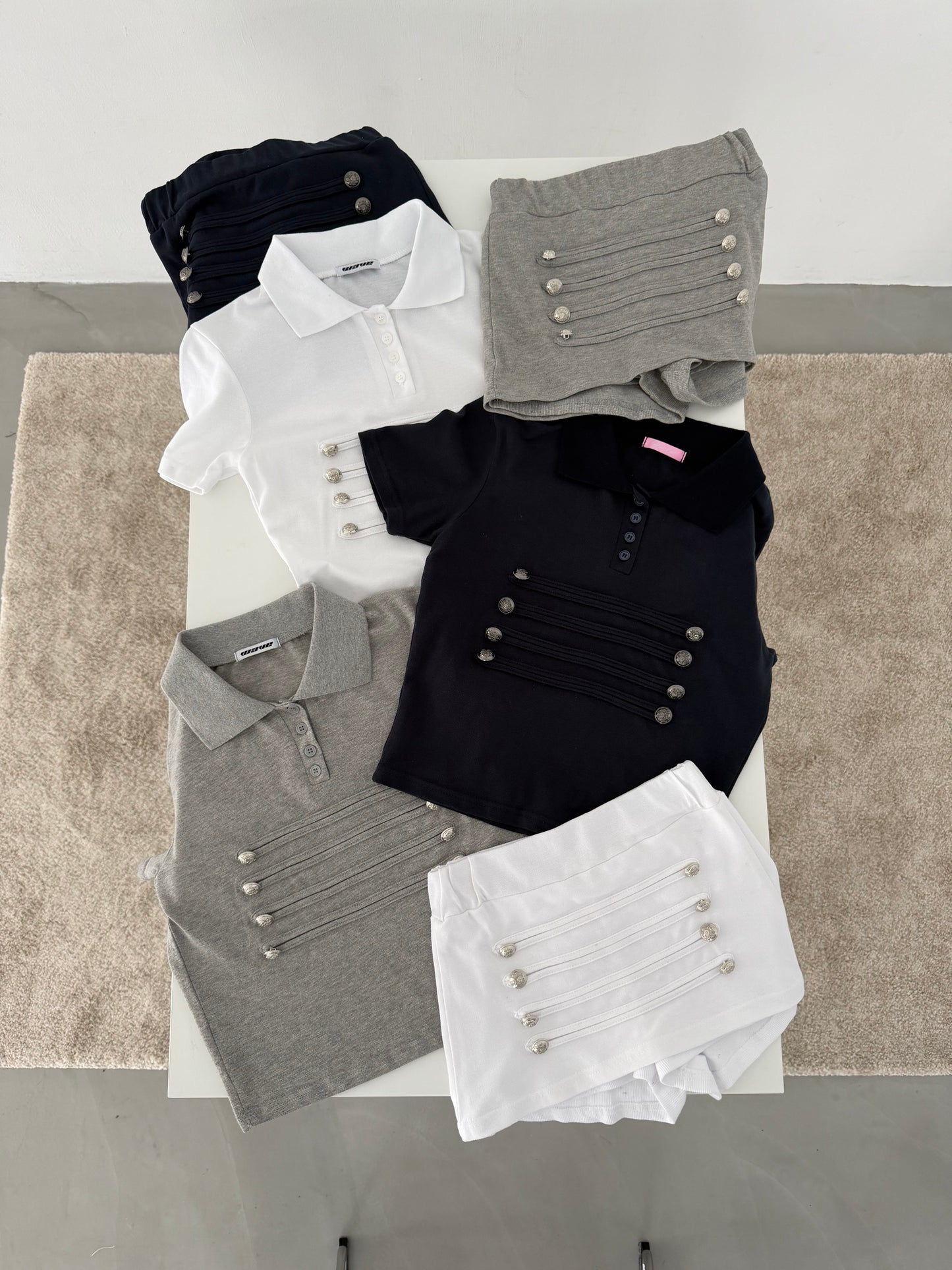 British style cotton shorts