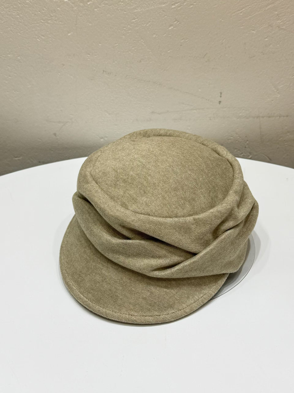 Retro Pleated Newsboy Cap