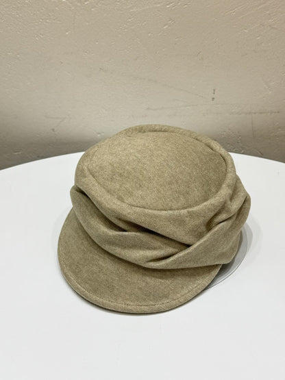 Retro Pleated Newsboy Cap