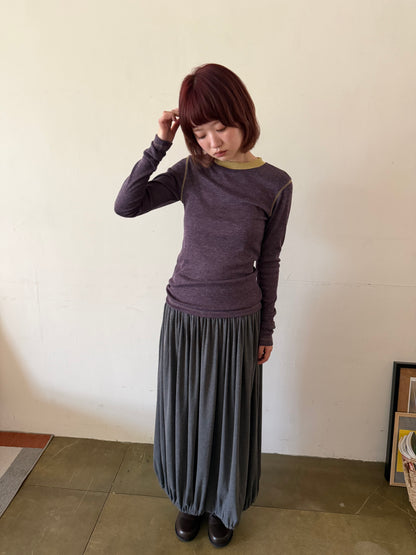Crew neck knit top
